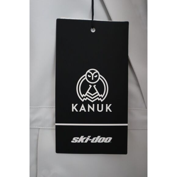 Ski-Doo 4560430401 Women's Sz S White Typha x KANUK Snowmobile Jacket - Picture 4 of 16